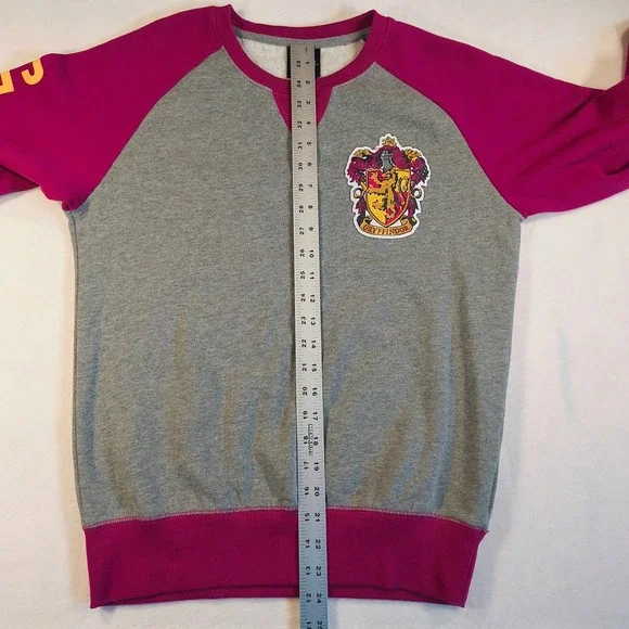 Wizarding World Harry‎ Potter Gryffindor Sweatshirt Pullover Raglan - Picture 10 of 11